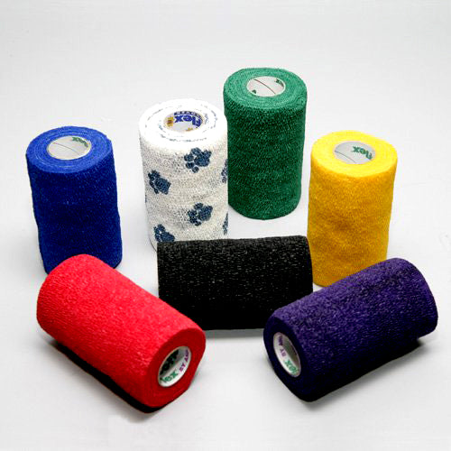 TK183-771--Red Bandage Co-Flex 4"