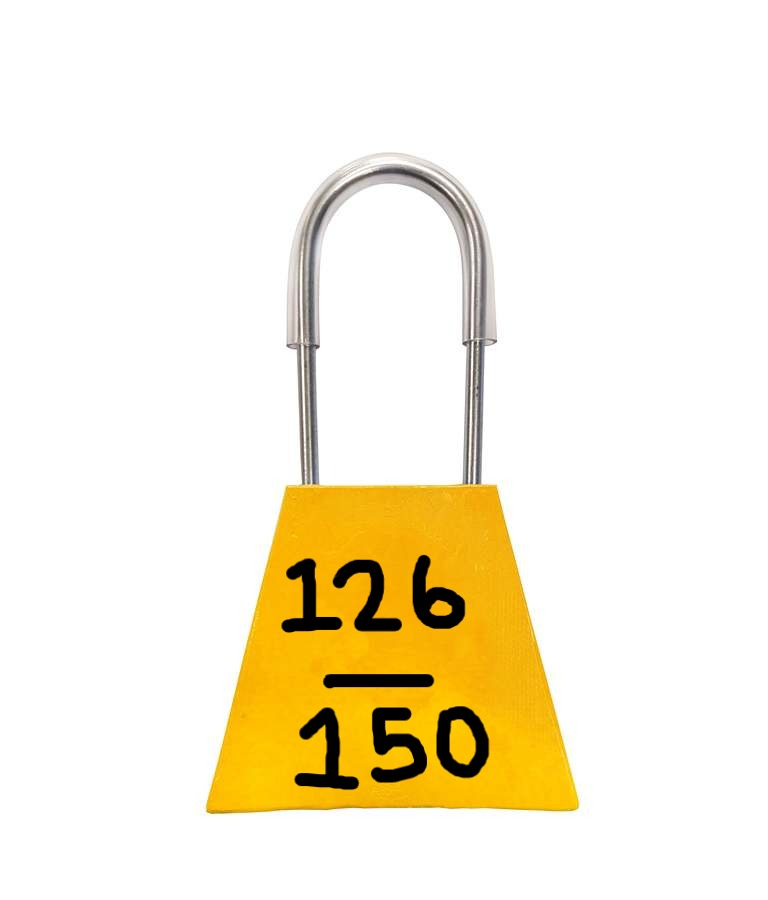 AC187-360-126-150-Yellow Boc Loc Brisket Tags 25's