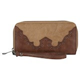 BG1906553W Wallet - Justin - Sandstone & Brown