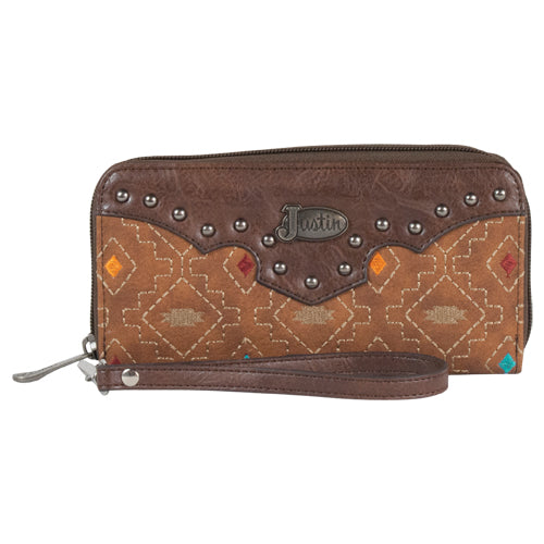 BG1946215W Wallet Justin Embroidery