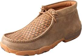 CLMDM0033 Twisted X Mens Driving Mocs Tan Weave