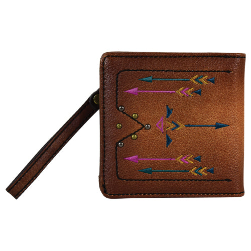 BG2032674W Wallet Catchfly Addison BiFold Cognac/Arrows