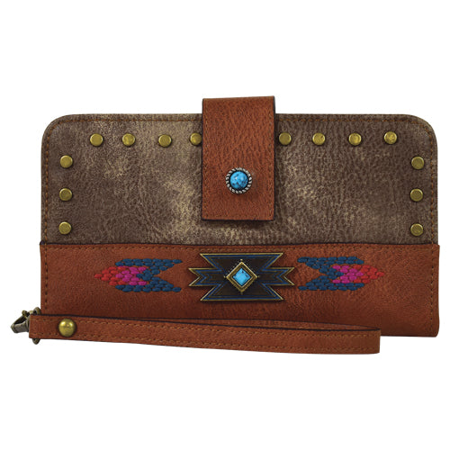 BG2036717W Wallet Catchfly Cora BiFold Weathered Aztec Concho