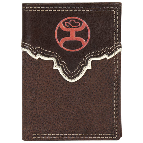 BG2041322W7 Wallet Hooey TriFold Dusty Orange Logo
