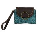 BG2118735W Wallet - Tony Lama - Turquoise Tooling