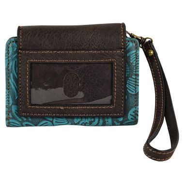 BG2118735W Wallet - Tony Lama - Turquoise Tooling