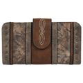 BG2161775W Wallet - Justin - Weathered Tooling