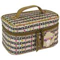 BG2162744 Train Case - Catchfly - Cassidy - Floral Cow Skull