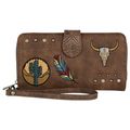 BG2163804W Wallet- Catchfly Sedona Tonal Brn w/Tooling