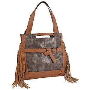 BG22026628 Tote Bag Metallic With Fringe