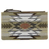 BG22087735W Wallet - Tony Lama - Neutral Aztec Jacquard