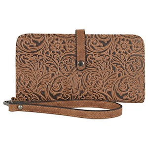 BG22110775W Wallet - Justin Brown Tooled