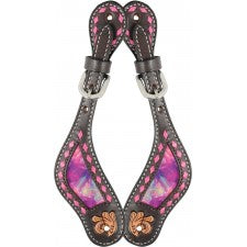 TK223045 Spur Straps LDS Two Tone Tie Dye Pink