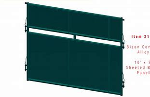 LE240 9'3 x 5'6 Sheeted Alley Panel