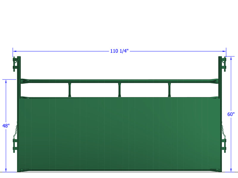 LE243 9'3'' x 4' Sheeted Panel