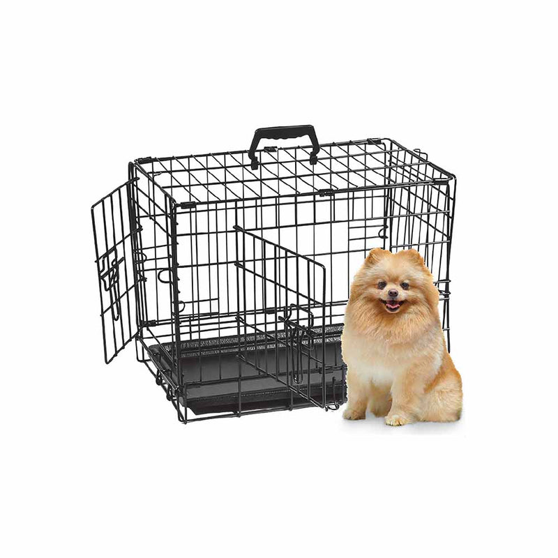 PSD962-42124 Dog Kennel Crate Wire 2 Door 36x22x24