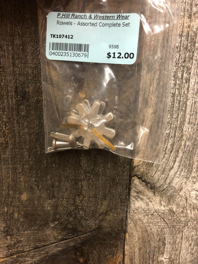 TK107412 Rowels - Assorted Complete Set