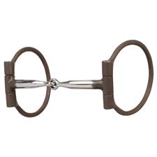 TK25-1905 Bit Offset D-Ring Snaffle Copper Inlay