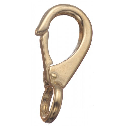 HG12493 Snap Boat Solid Round Eye 3/4" x 3 3/4"Length-Brass