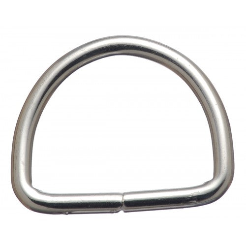 HG12508 D Ring 1 1/2" Heavy Welded Nickel