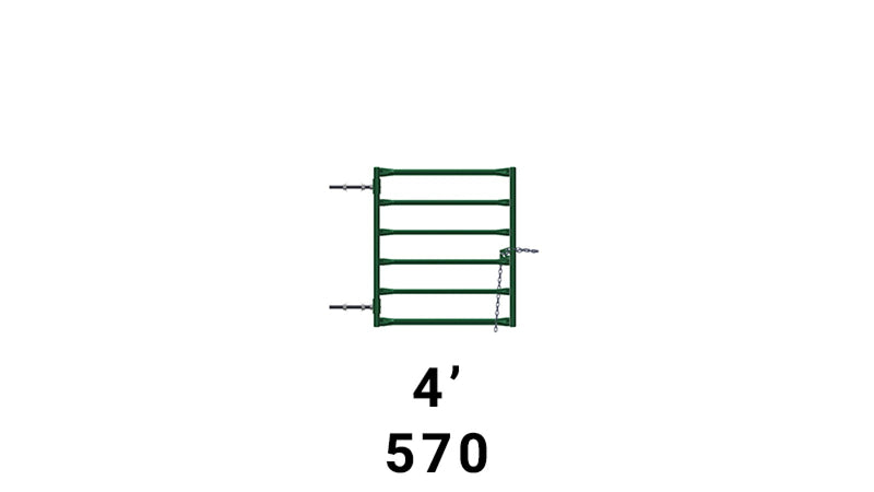 LE570 Corral Gate 4'