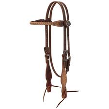 TK10-0750 Headstall Browband "Canyon Rose"