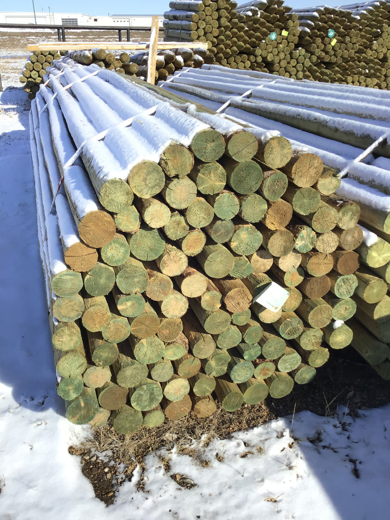 FERAIL16 Rails TREATED 3"-4"x 16'