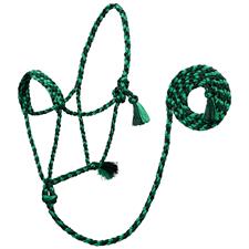 TK35-7825-Average-Green Halter Braided UV Rope w/Lead