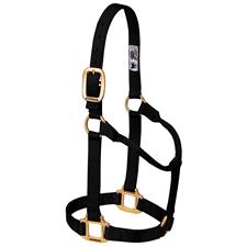 TK35-1002--Black Halter, Non adjustable Weanling 3/4"