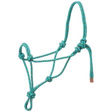 TK35-7799-R16-Teal/Mul Halter Rope Horse