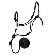 TK35-7800-Average-Black Halter Rope Diamond Braid