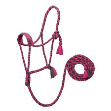 TK35800-50-AVG-Pk/Gry Halter Ecoluxe Rope w/Lead Average