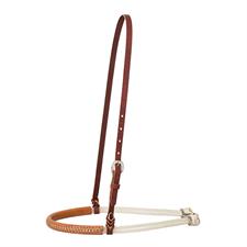 TK30-0145 Noseband - Leather covered/double rope