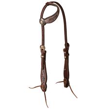 TK10021-01 Headstall Sl/Ear Patina Rose