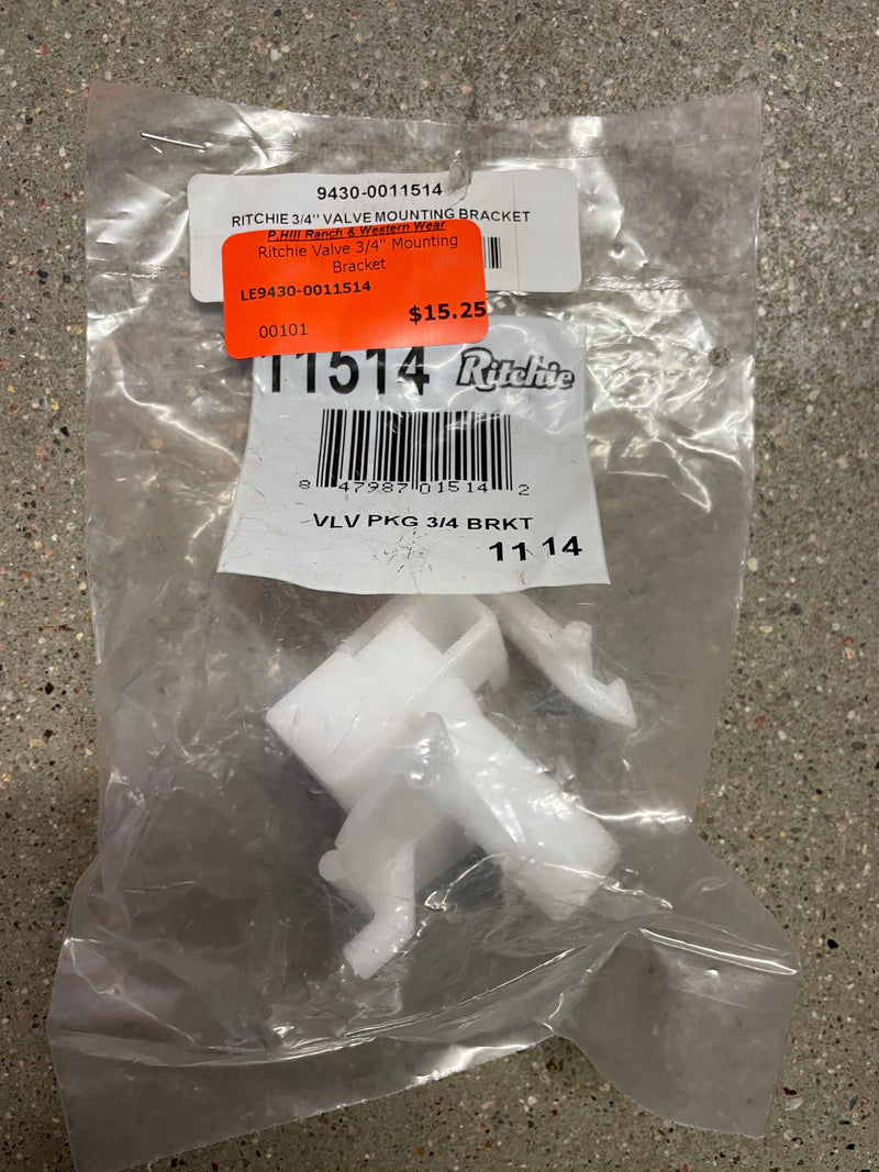LE9430-0011514 Ritchie Valve 3/4" Mounting Bracket