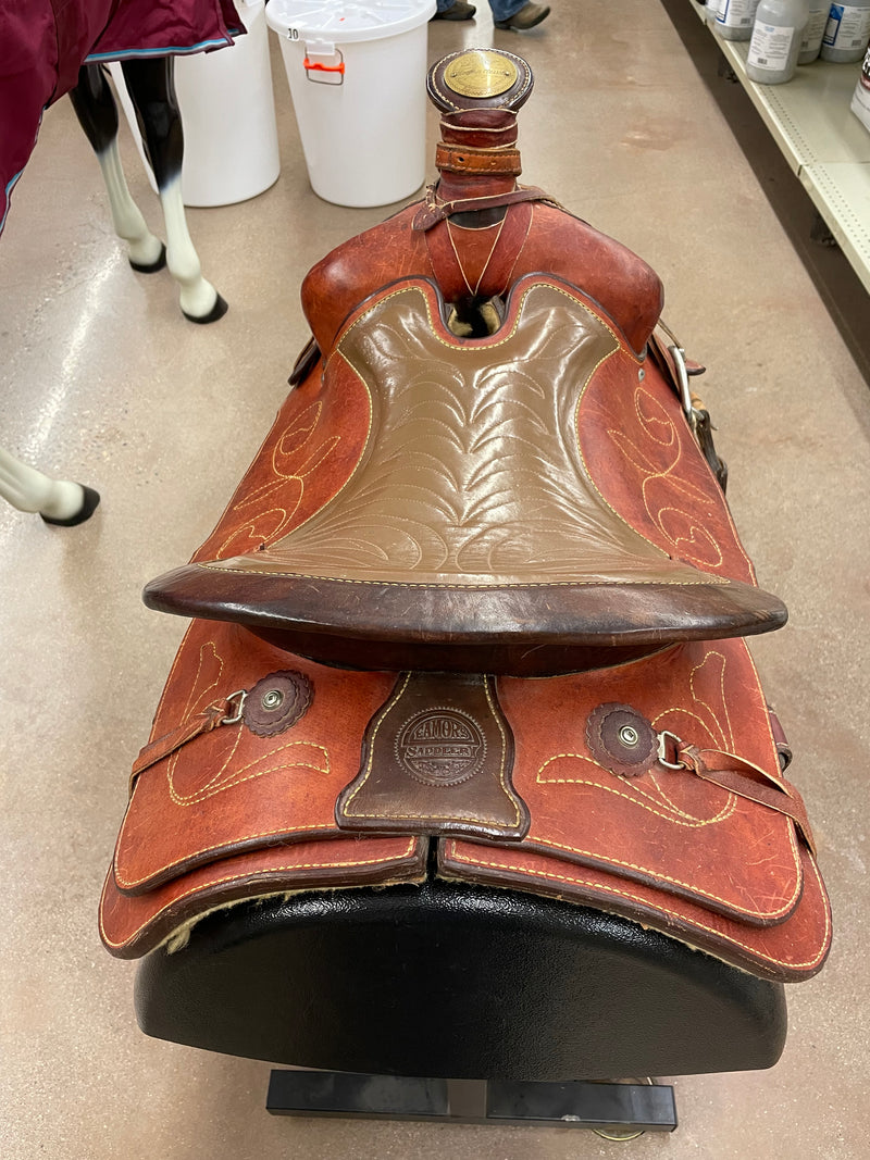 TKUSEDMS2 Used Roping Saddle 16"