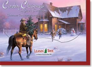 BGAST90218 Cards: 20 Blank Assortment - Cowboy Xmas