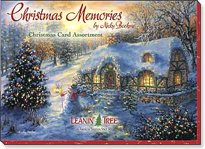 BGAST90243 Cards: 20 Blank Assortment - Xmas Memories