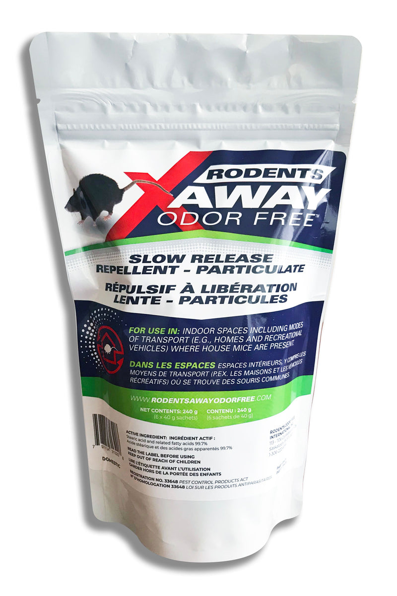 HG925-001 Rodents Awy Odor Free 6 Pk - Slow Release Repellent