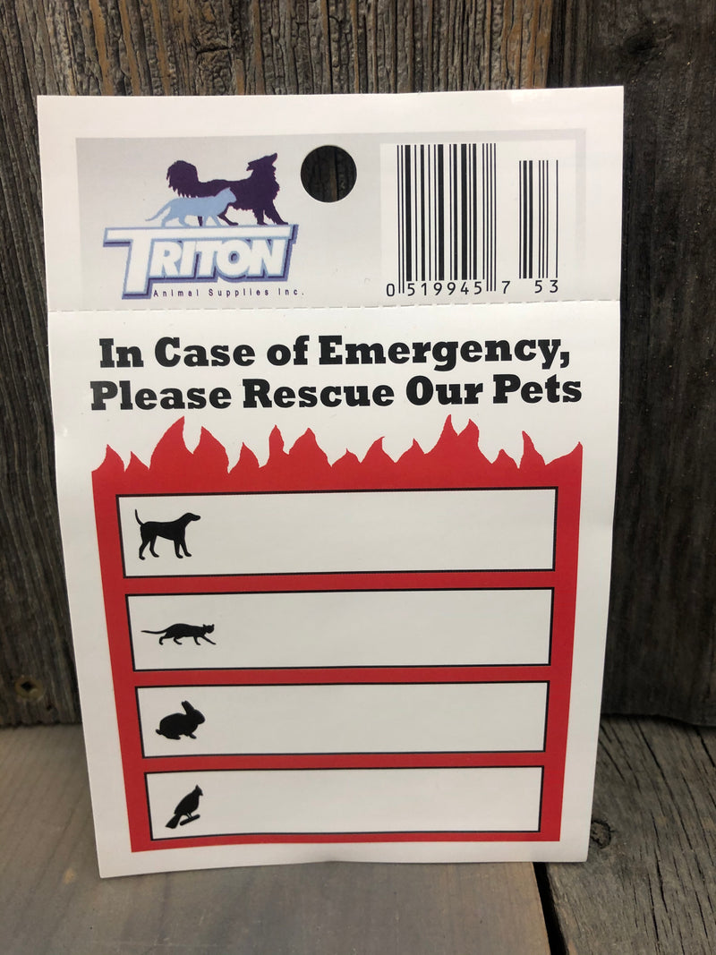 BGRescueSticker Rescue Stickers - Animal