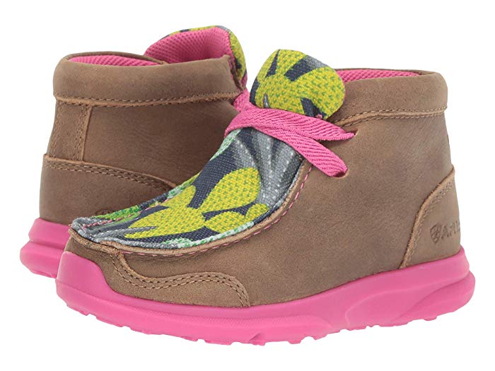 CL10029765 Pink Ariat Kids Spitfire Tan/Mint Cactus