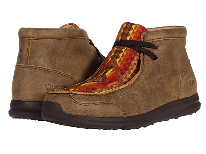 CL10031506 Aztec Ariat Kids Spitfire Drk Tan/Bold Aztec