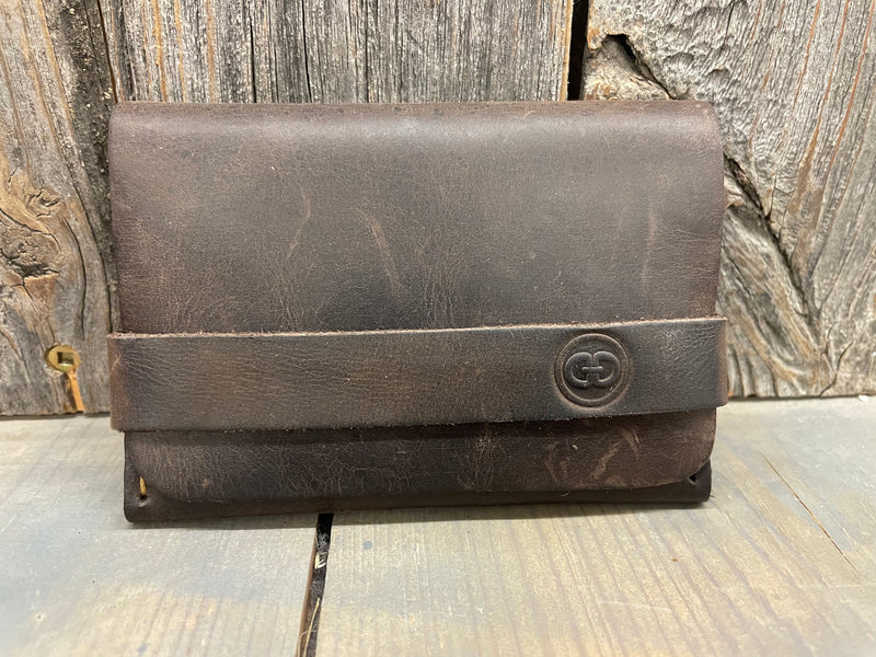 BGCARDPOUCH NORTH ROCK Leather Card Pouch Holder