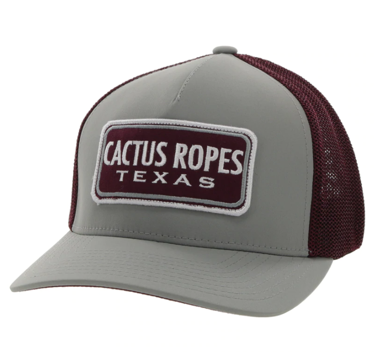 CLCR84-S/M-Maro/Gry Cap- Cactus Ropes "CR84"