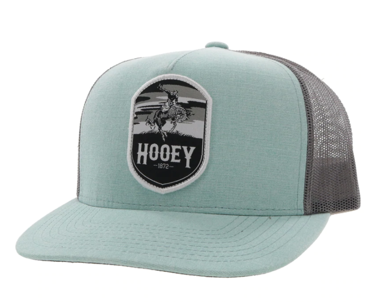 CL2144T-OSFA-Teal/Gry Cap- Hooey "Cheyenne"