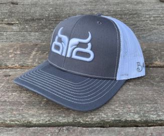 CLCAP1-O/S-Grey/Wht Baredown Cap