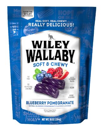 BGLIQUORICE7.5OZ--BBrryPom Licorice Wiley Wallaby