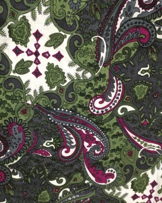 CLSCRFPAIS--WaterMel Scarf Silk Cowboy Paisley - 34"