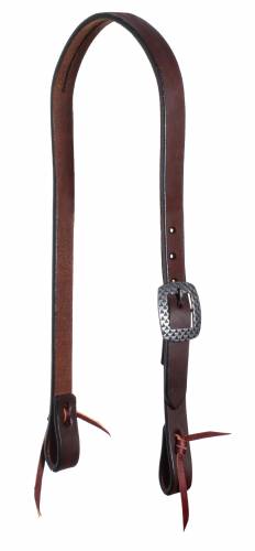 TK3P2000O Headstall Slit Ear Dark Oiled