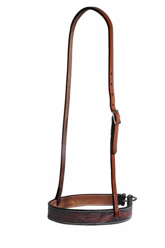 TK3P5007B Noseband Tiedown Leather "Floral"